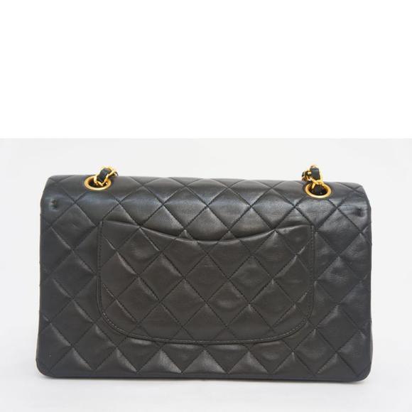 Chanel Flap Matelasse Shoulder Bag Chain Double Black - Picture 1 of 10
